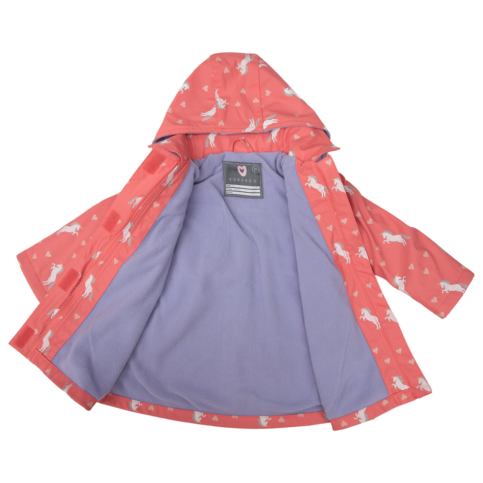 Thumbnail: Unicorn Tea Rose Raincoat