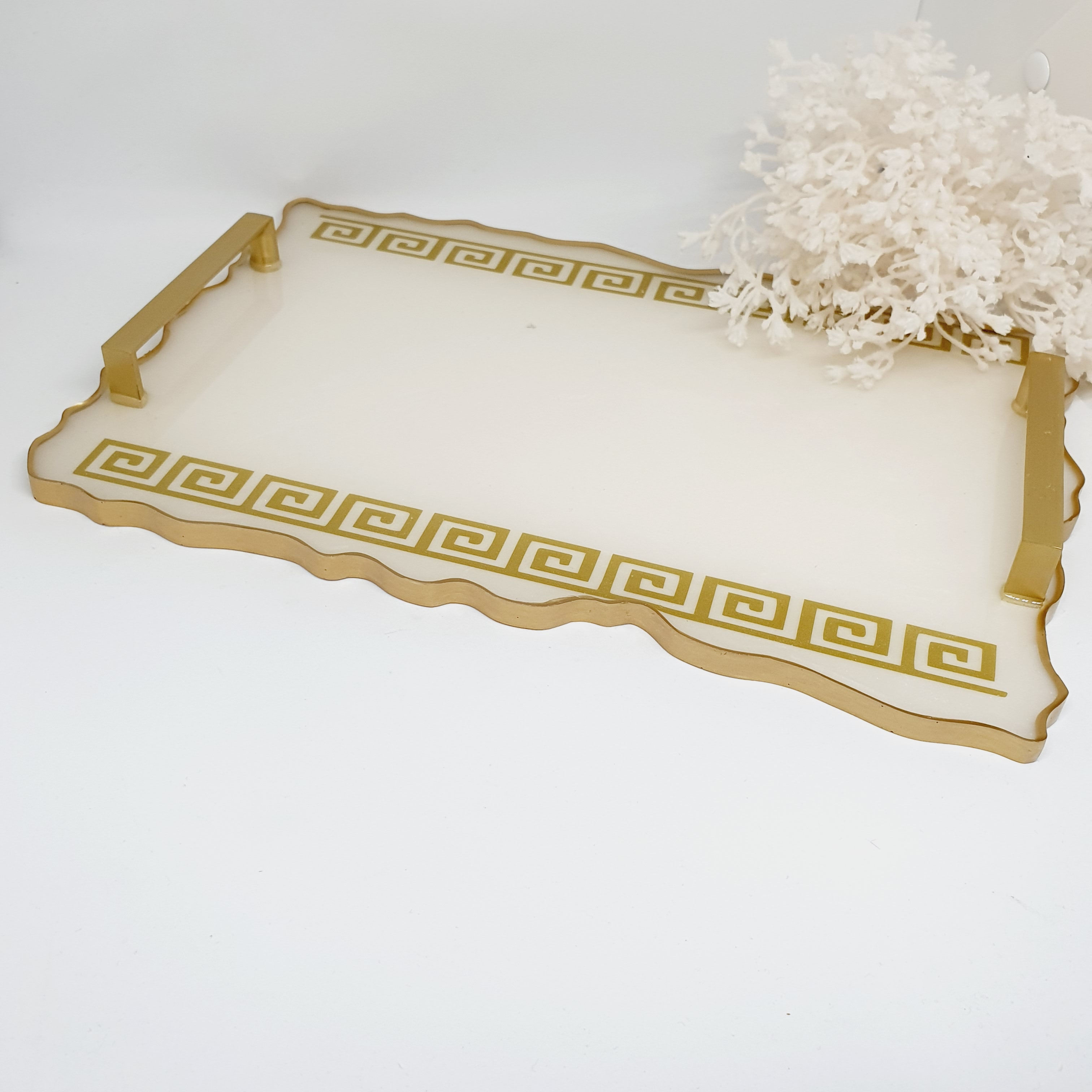 Grecian Tray - Pearl
