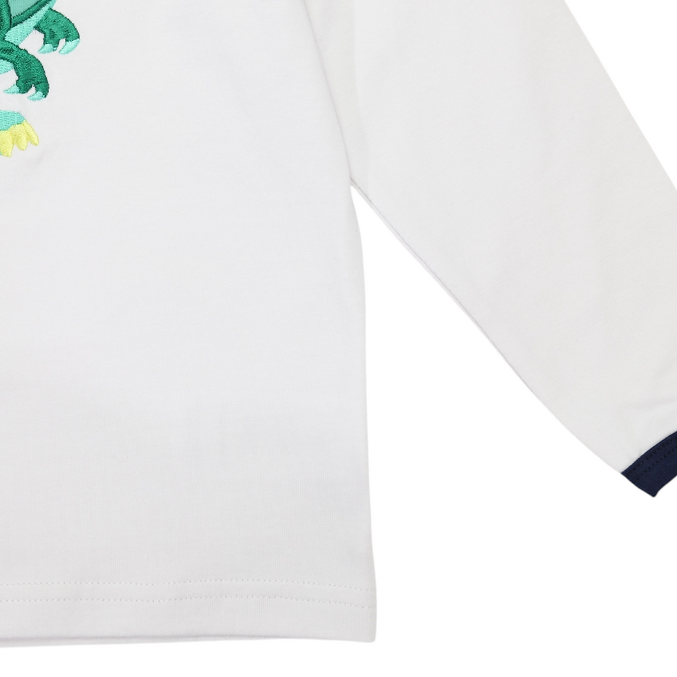 Thumbnail: T-Rex Applique Tee - Grey