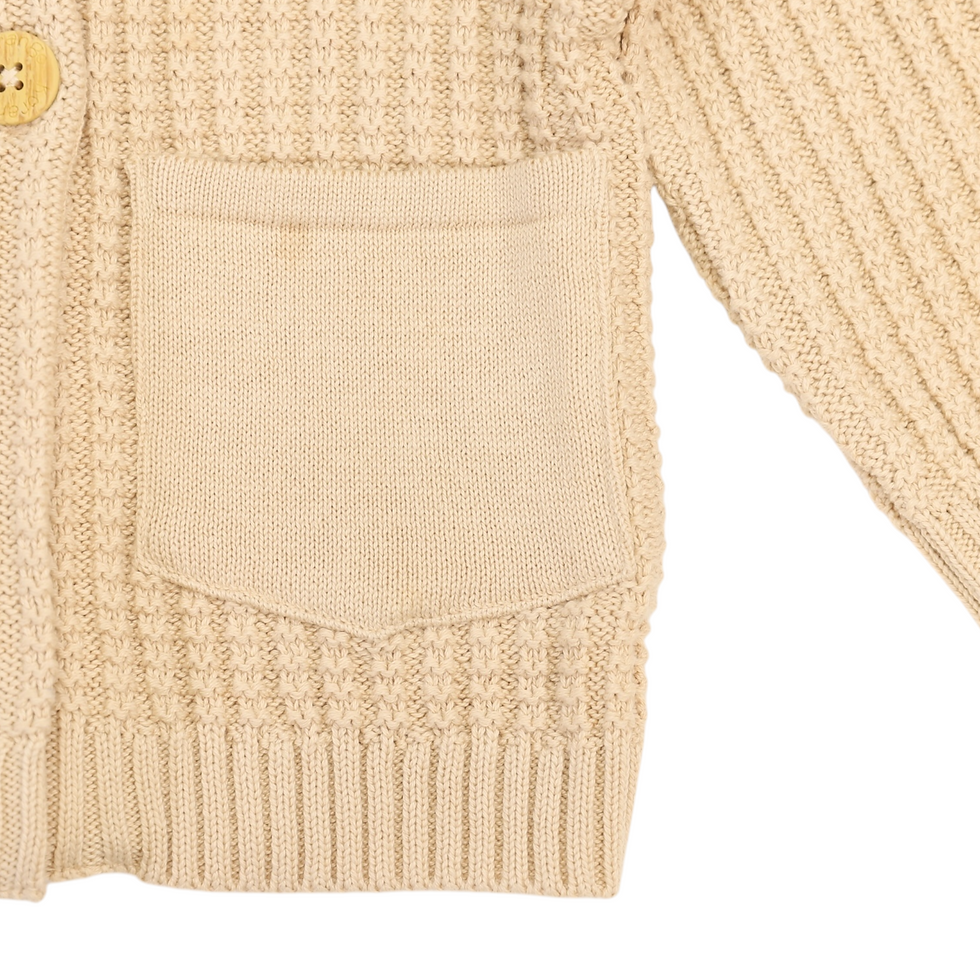 Thumbnail: Knit Jacket - Beige