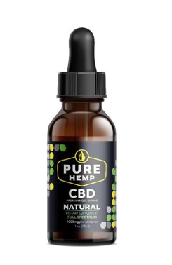 CBD Full Spectrum - 1000mg Natural Flavour