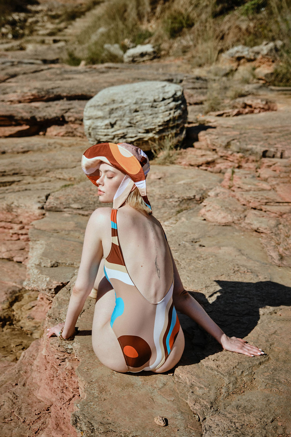 Thumbnail: MARS PRINT RECYCLED SWIMSUIT