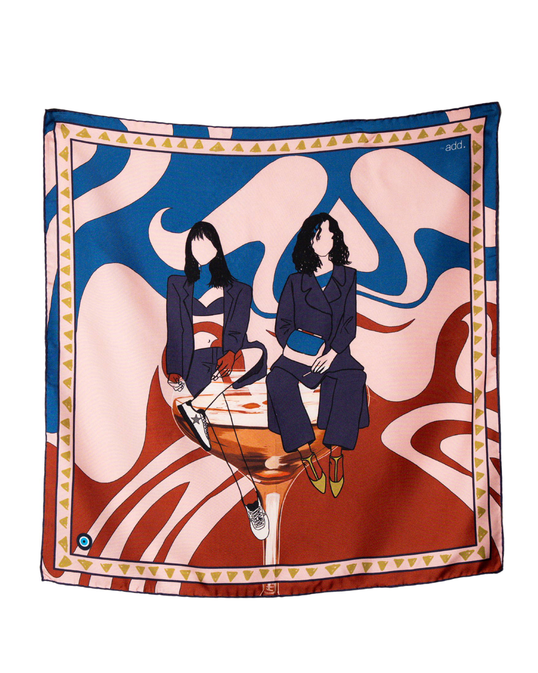 SAME RYHTHM SILK SCARF