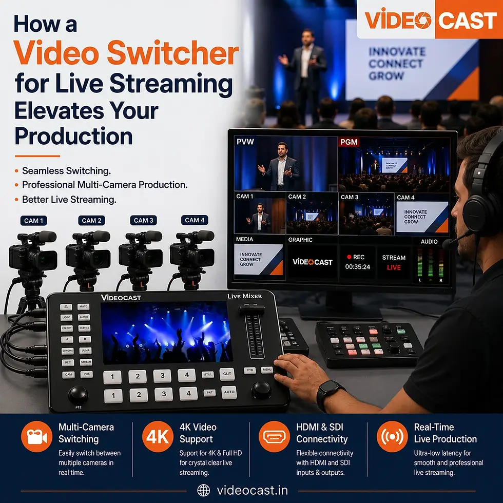 Video Switcher for Live Streaming