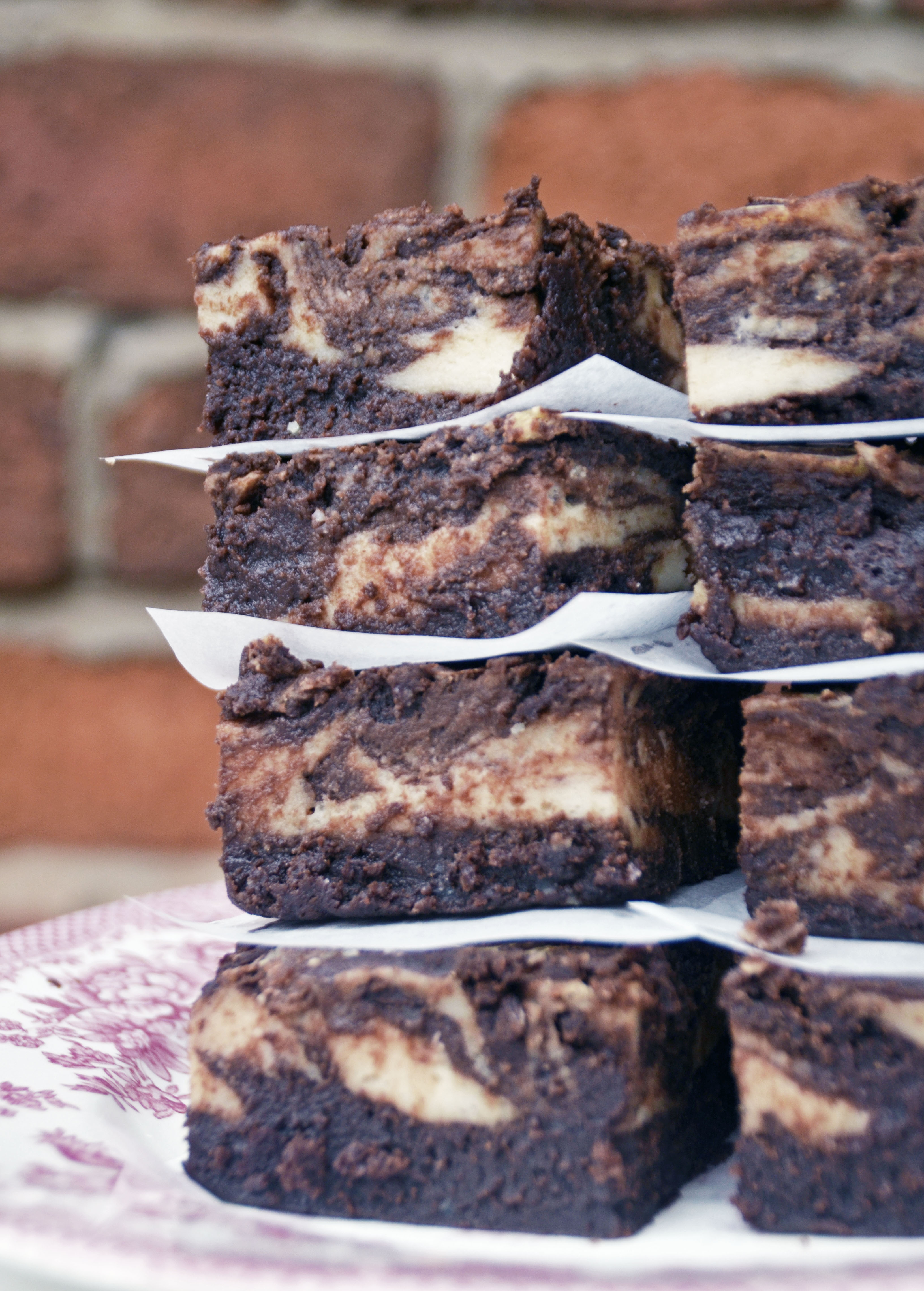 Cheesecake Brownie tray