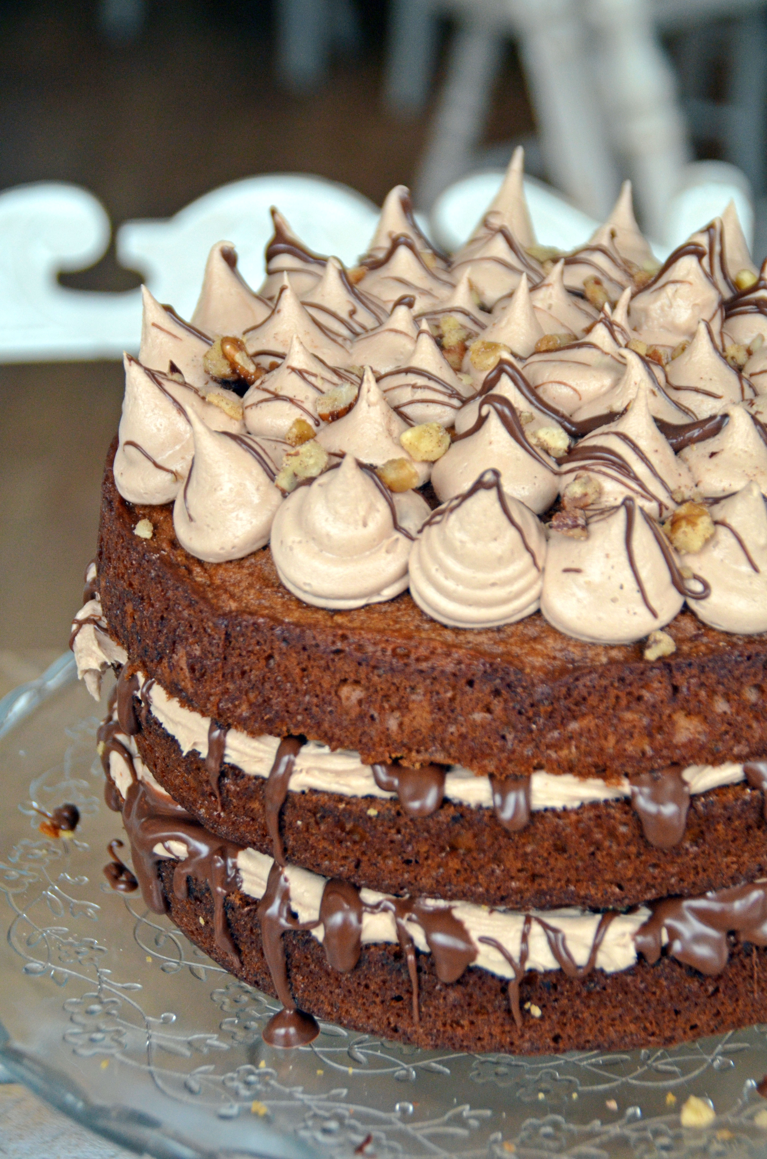 Nutella & Banana Gateaux