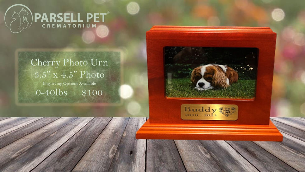 Cherry Photo Urn $100