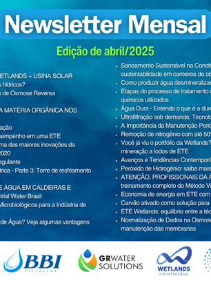 Newsletter mensal LinkedIn - Edição abril/2025