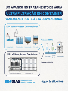 Ultrafiltração em Container - Vantagens frente à ETA convencional