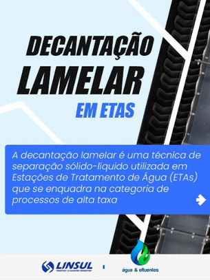 Decantador Lamelar em ETAs