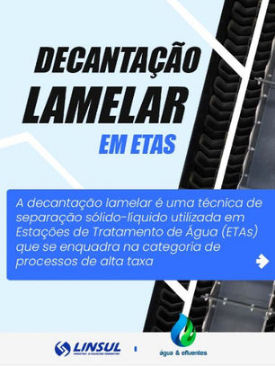 Decantador Lamelar em ETAs
