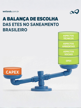 A Balança de Escolha das ETEs no Saneamento Brasileiro