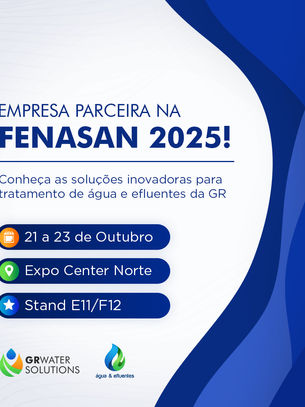 A GRWS estará na FENASAN 2025!