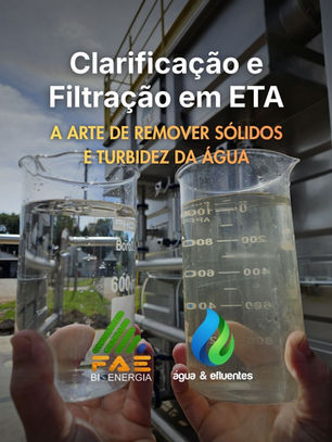 Clarificação e Filtração na ETA: A Arte de Remover Sólidos e Turbidez da Água.
