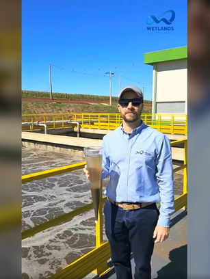 UGL Wetlands ETE Santa Fé - Tratamento de lodos de lodos ativados fluxo contínuo (vídeo)