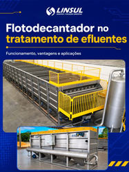 Flotodecantador no tratamento de efluentes: Funcionamento, vantagens e aplicações