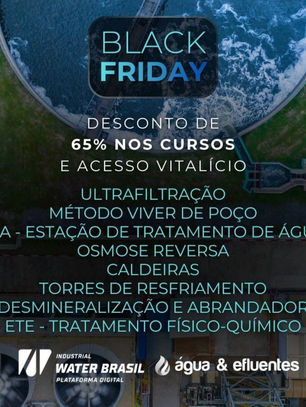 Os cursos de Ultrafiltração e Método Viver de Poço também entraram na Black Friday