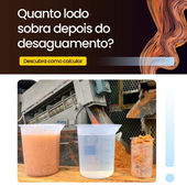Descubra como calcular quanto lodo sobra depois do desaguamento