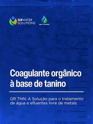 Coagulante Orgânico à Base de Tanino