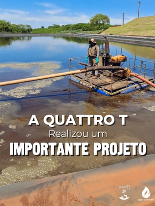 Limpeza de lagoa no setor agroindustrial com tecnologia de desidratação de lodo para redução de custos e mitigação de impacto ambiental