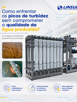 Como enfrentar picos de turbidez sem comprometer a qualidade da água produzida?
