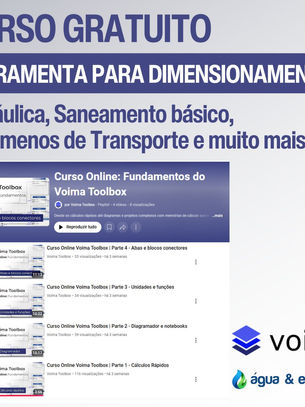 Curso Gratuito para uso do Voima Toolbox - Ferramenta para dimensionamento de equipamentos e sistemas