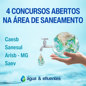 4 Concursos Abertos na Área de Saneamento