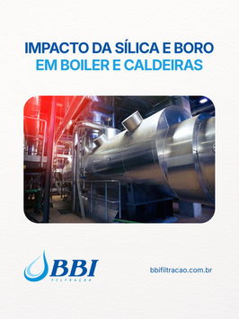 Impacto da sílica e boro em boiler e caldeiras