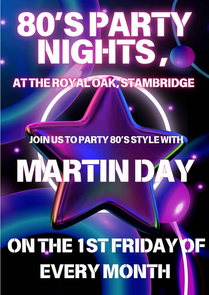 MARTIN DAY 80'S PARTY!