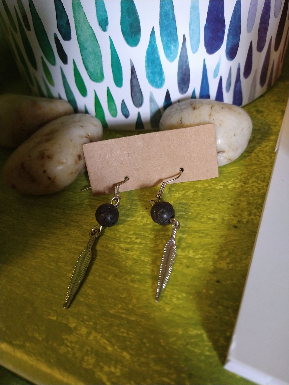 Thumbnail: Reiki-Charged Feather Earrings