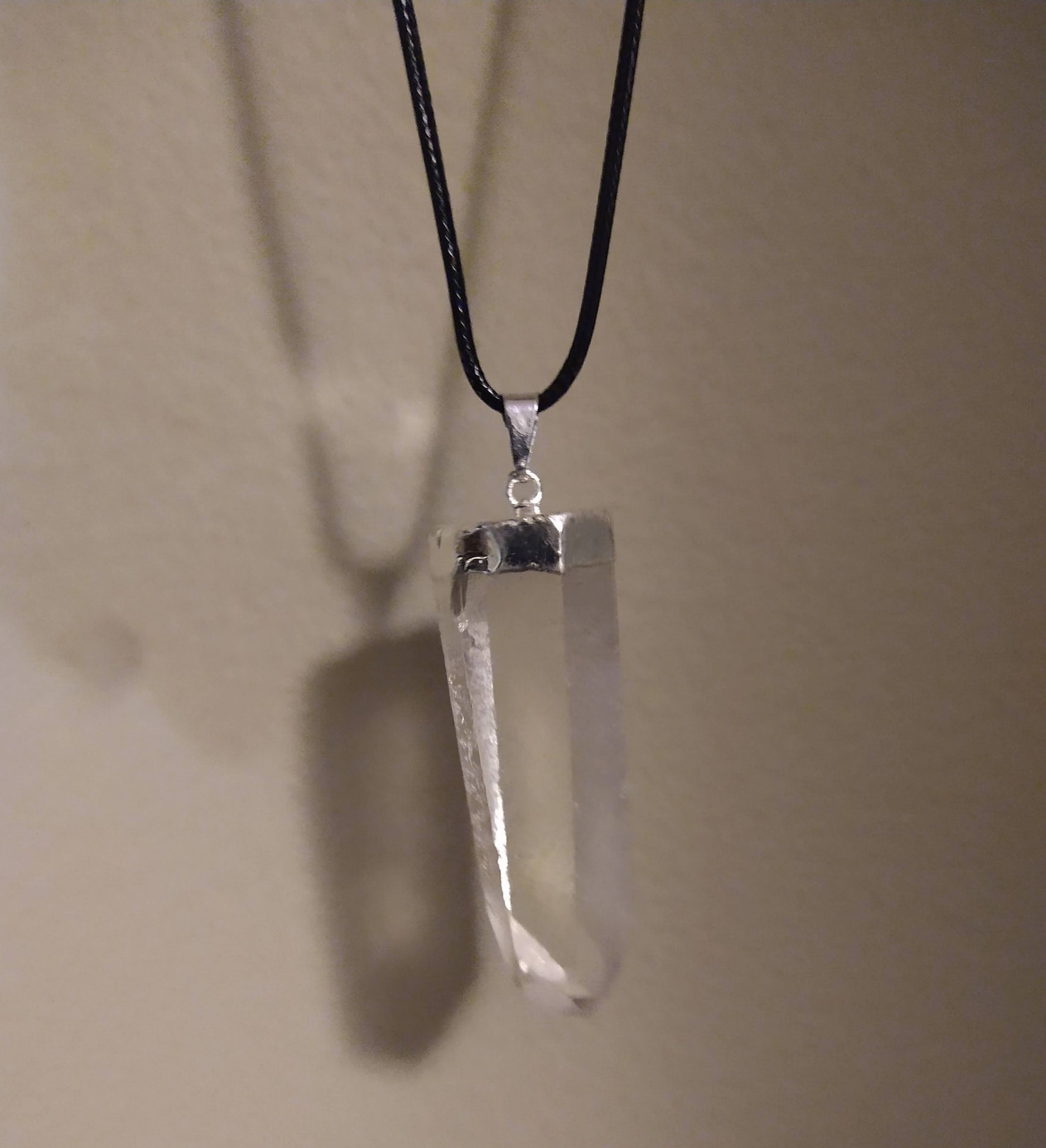 Clear Quartz Pendant Necklace