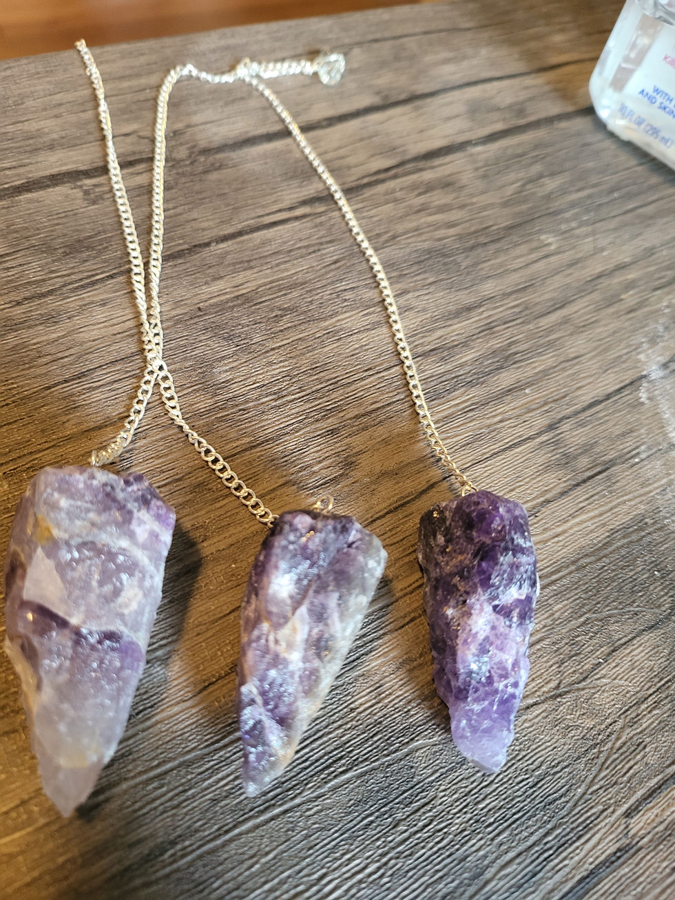 Thumbnail: Raw Crystal Pendulum