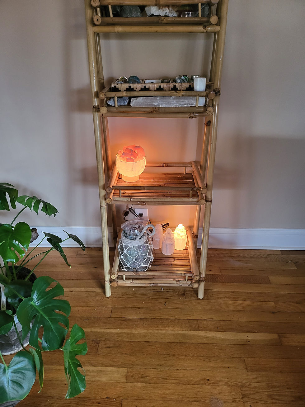 Thumbnail: Selenite Fire Bowl Lamp