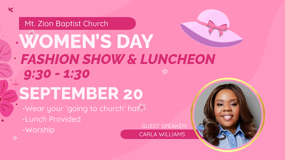 Women's Day Luncheon & Fashion Show