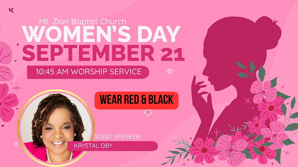 Women's Day Celebration Worship Service