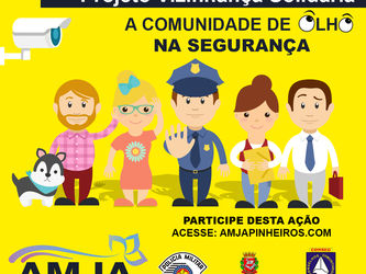 AMJA traz para a nossa rua o projeto vizinhança solidária.