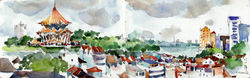 Sarawak River & Kuching old town