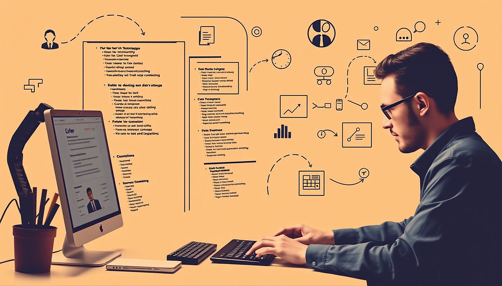 Eye-level view of a laptop screen displaying a coding project