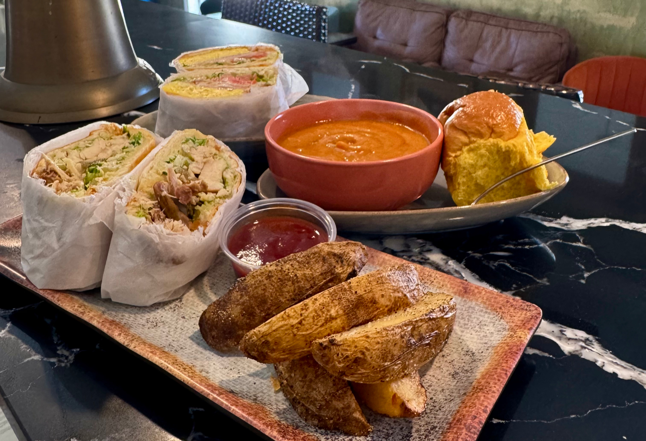 Arranged Food and Objects