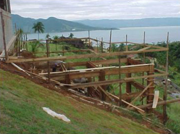 sistema construção piscina ilhabela