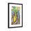 Thumbnail: Nature's Palette, No.0010: Vibrant Abstract Framed Paper Poster, Wall Art Decor