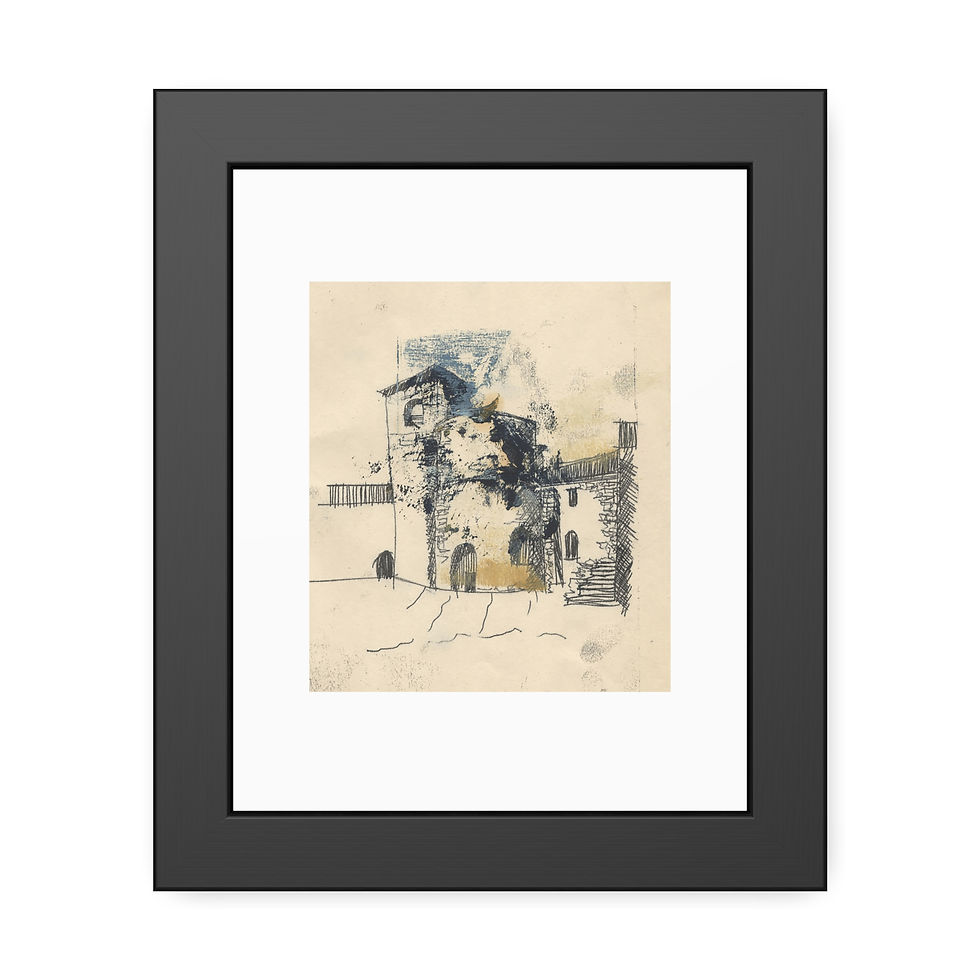 Saint Eulalie, France, Framed Paper Poster