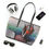 Thumbnail: Stylish PU Leather Shoulder Bag, Ocean-Inspired Tote, Beach Accessory, Summer
