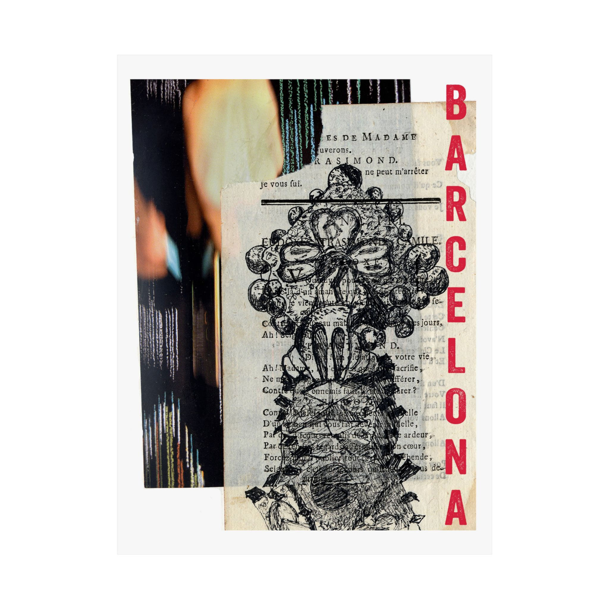Artistic Barcelona Matte Vertical Poster - Stylish Home Decor for Travel Lovers