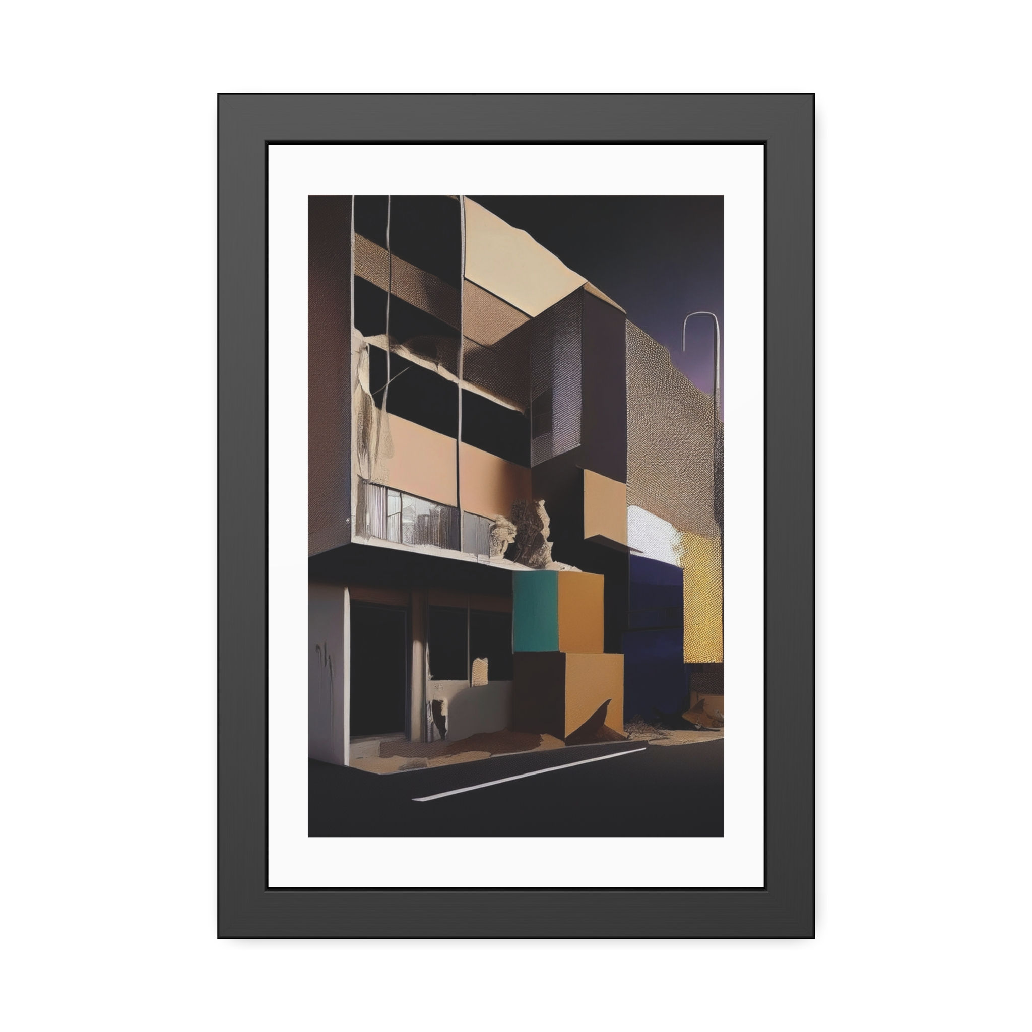Poster Prints - Urbanscape Architectural Collage