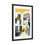 Thumbnail: Lanzarote, Canary Islands: Modern Framed Poster - Coastal Village Art Print 