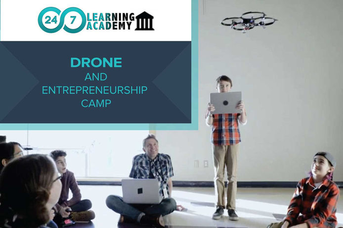 Drone Camp Flyer — Front