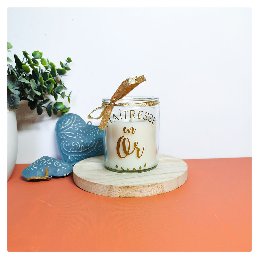 Miniature : Bougie "..." en Or