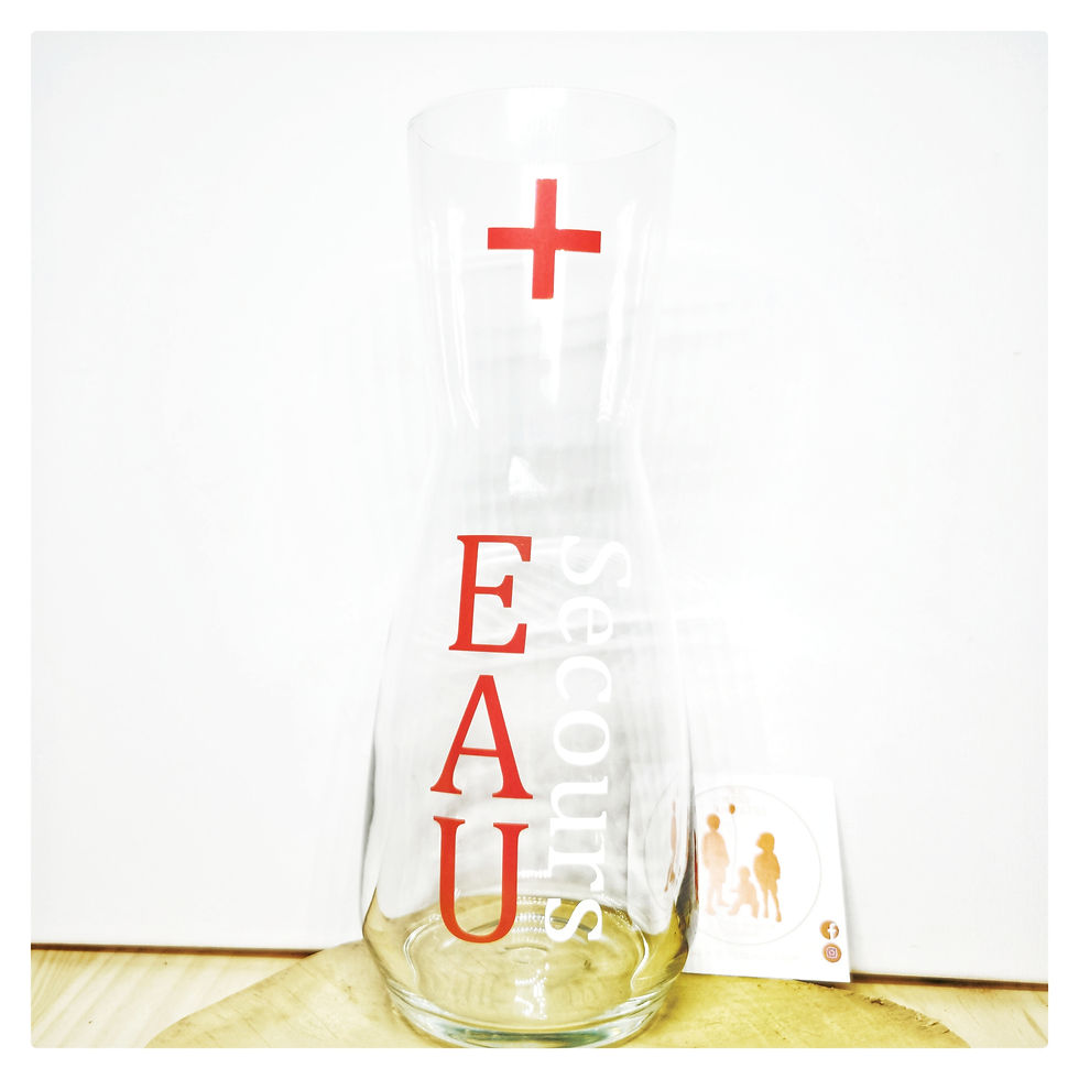 Carafe "Eau secours" 