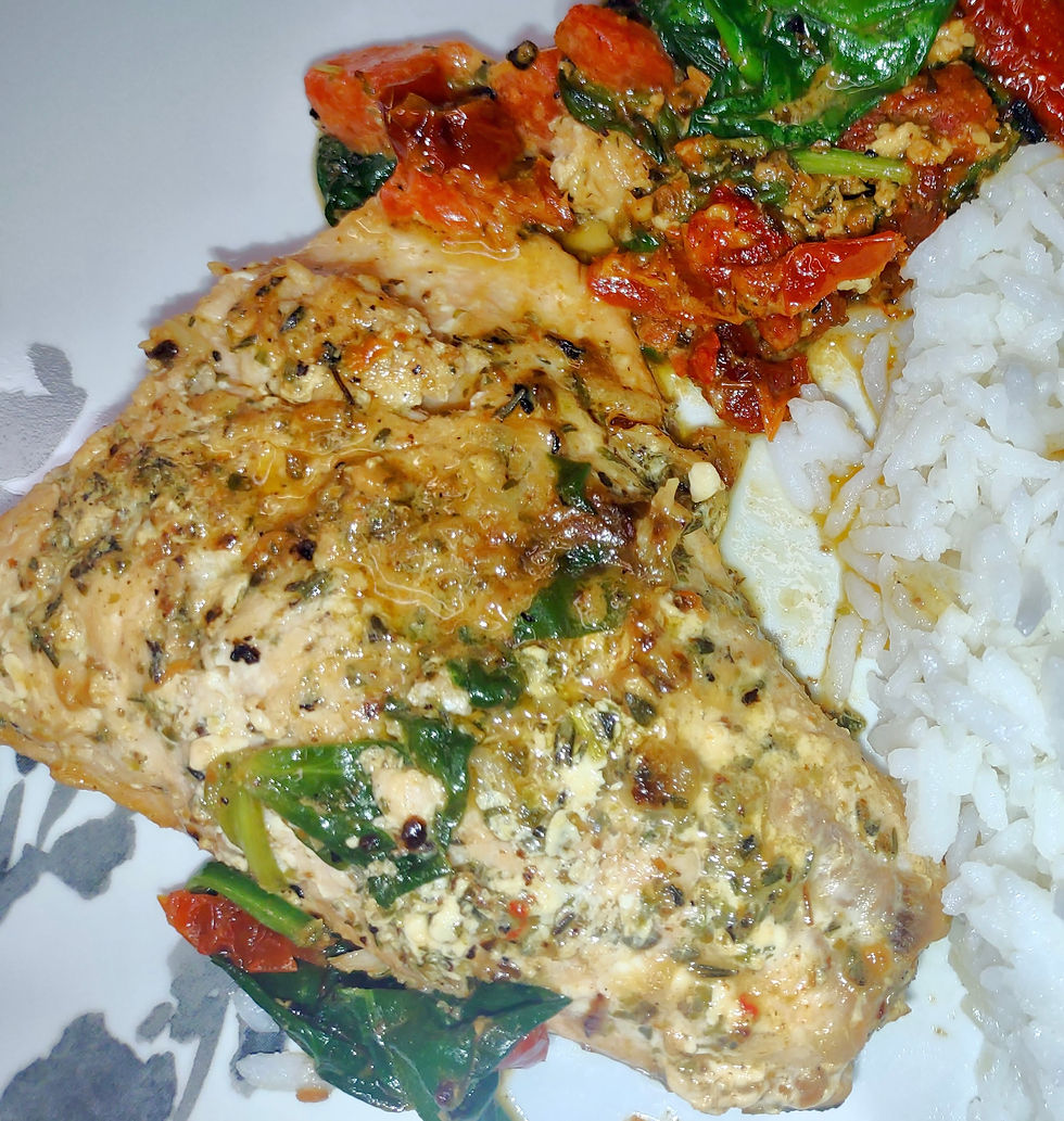 Creamy Sun Dried Tomato Salmon